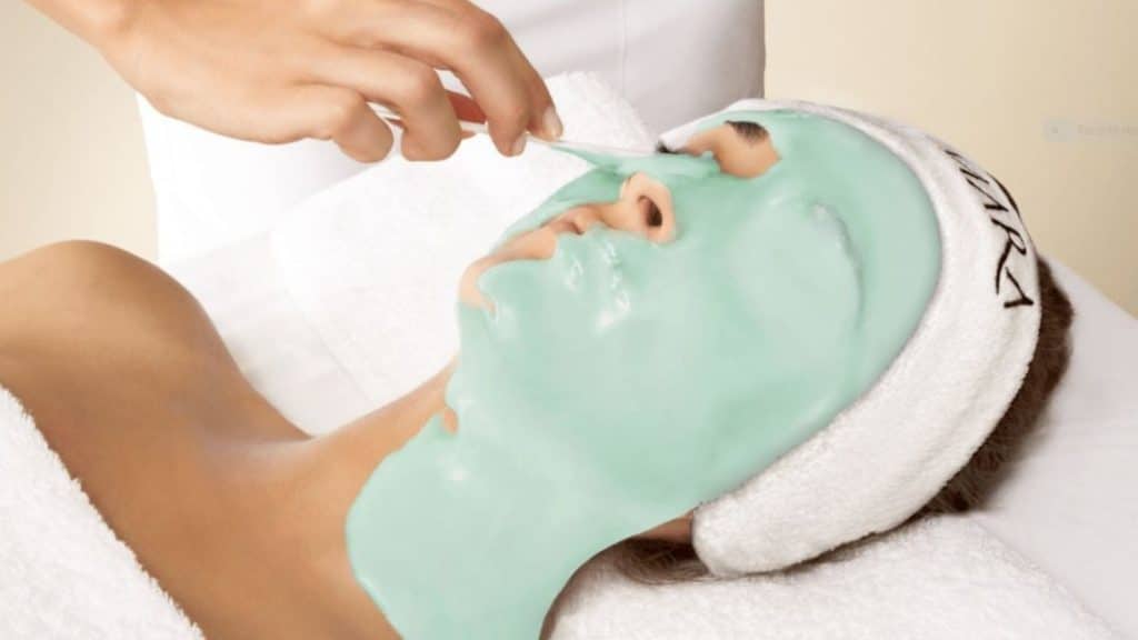 A link to a popup image that describes ocean miracle facial treatment.